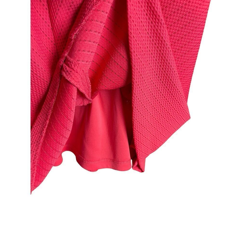 Covington Coral Pink Dress Women Size 12 Fit and Flare Beaded Office Wear Party - Picture 5 of 13